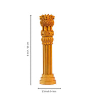 Ashoka Pillar Indian National Emblem- Ideal for Office & Home Decor Showpiece - Best for Gifting- Ideal Gift Decorative Showpiece