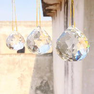 Feng Shui Crystal Ball 40MM For Positive Energy - Fengshui Remedies Product Decorative Showpiece (Crystal, Clear)