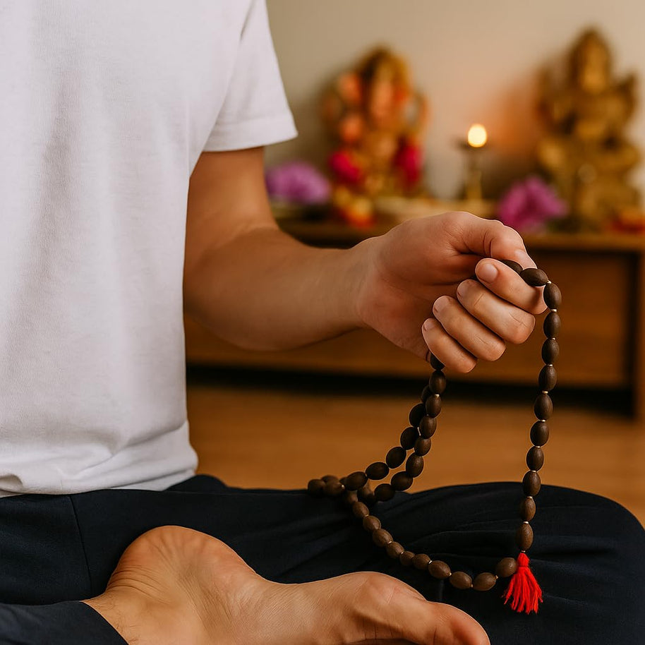 108 Big Lotus Seeds Kamal Gatta Japa Mala for Laxmi Pooja and Wearing