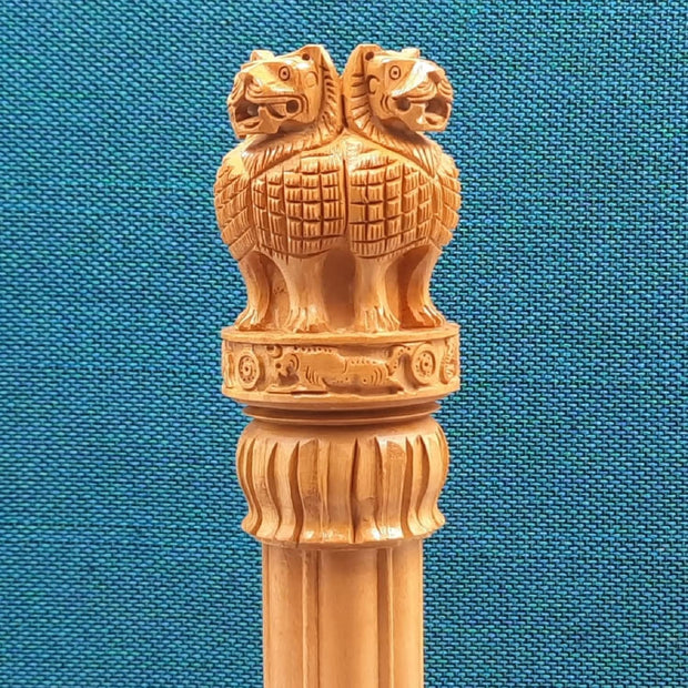 Ashoka Pillar Indian National Emblem- Ideal for Office & Home Decor Showpiece - Best for Gifting- Ideal Gift Decorative Showpiece