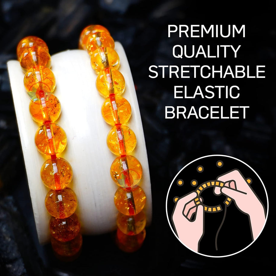 Natural Citrine Gemstone Bracelet