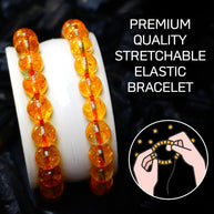 Natural Citrine Gemstone Bracelet