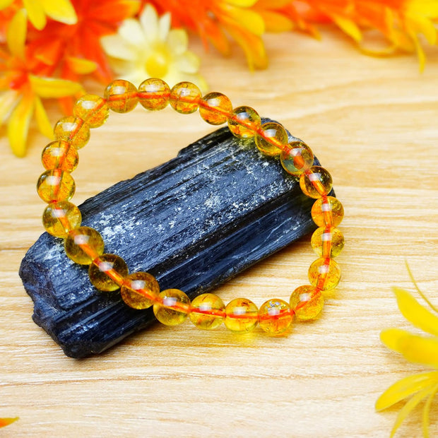 Natural Citrine Gemstone Bracelet