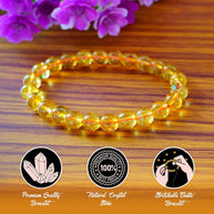 Natural Citrine Gemstone Bracelet