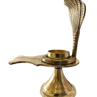 Brass Shiv Ling Stand / Shiv Jhaleri With Shesh Naag