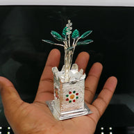 925 sterling silver tulsi plant basil rosary plant for puja temple articles