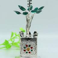 925 sterling silver tulsi plant basil rosary plant for puja temple articles
