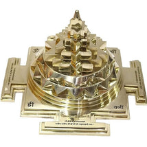 Brass Meru Shree Yantra With Mantra