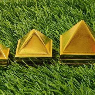 Pyramid Metal Vastu Feng Shui Set of 3 Layer Total 91 Pyramids for Positive Cosmic Energy