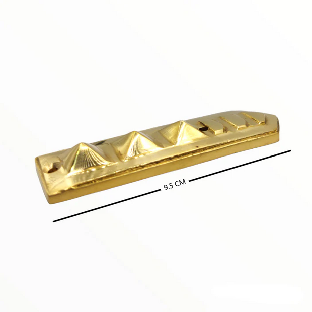 Brass Vastu Pyramid Arrow Plate Shifting Energy Tools for Vaastu Correction and Positive Energy