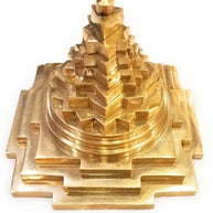 Brass Shree Yantra for Home/Office 100% Pure Brass Meru Shree/Shri Yantram for Pooja