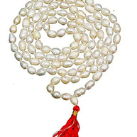 Natural Rain Drop Long Pearl Mala/Moti Mala