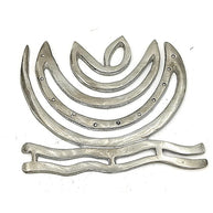 Zinc Helix Vastu Remedies for North-East Ishanya Dosha Nivaran Missing Corner & Cuts Remedies (Silver Grey, 4 inch, 1pc)