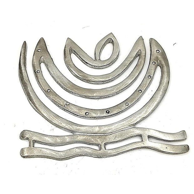 Zinc Helix Vastu Remedies for North-East Ishanya Dosha Nivaran Missing Corner & Cuts Remedies (Silver Grey, 4 inch, 1pc)