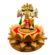 Brass Panchmukhi Hanuman Statue