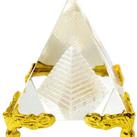 Vastu / Feng Shui Crystal Pyramid For Positive Energy And Vastu Correction.Good Luck & Prosperity