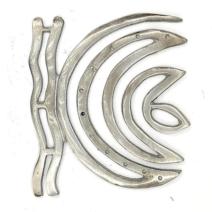 Zinc Helix Vastu Remedies for North-East Ishanya Dosha Nivaran Missing Corner & Cuts Remedies (Silver Grey, 4 inch, 1pc)