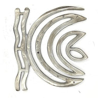 Zinc Helix Vastu Remedies for North-East Ishanya Dosha Nivaran Missing Corner & Cuts Remedies (Silver Grey, 4 inch, 1pc)