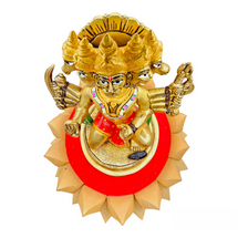 Brass Panchmukhi Hanuman Statue