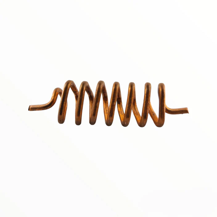 Vastu Copper Triangular Anticlockwise Spring Used to Boost of The Fire Energy Field.