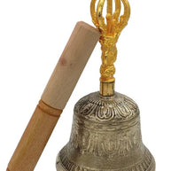 Ashtadhatu Tibetan Om Bell Fengshui Vastu Meditation Space Healing Spiritual Handicraft Product for Home, Office & Temple