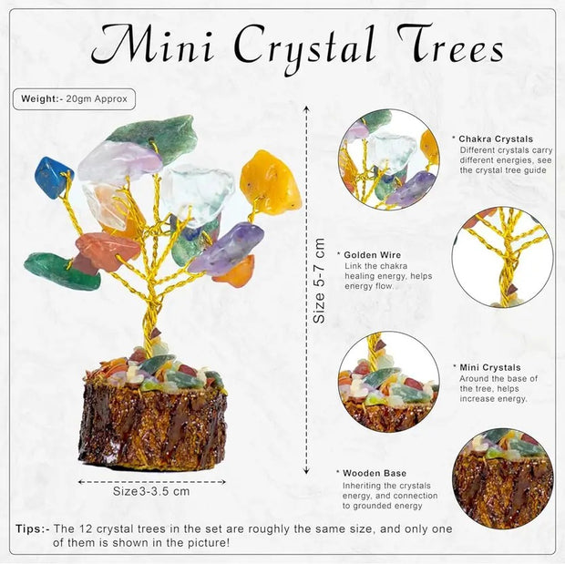 Mini Natural Crystal Trees