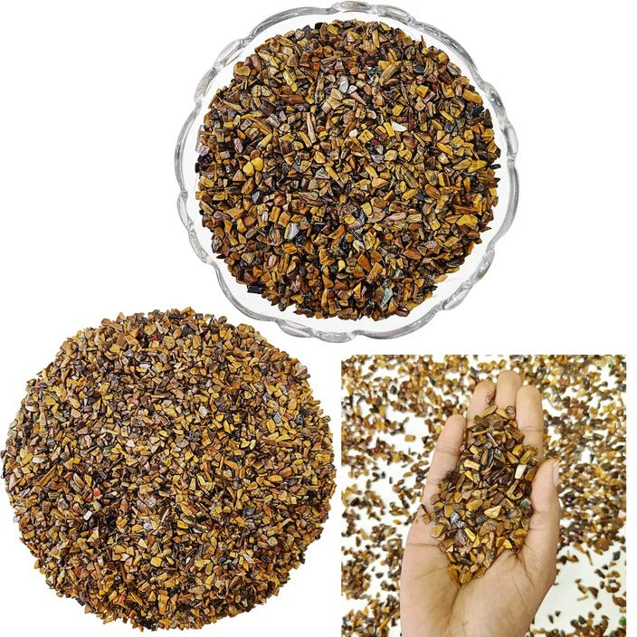 Natural Tigers Eye Chips Stone