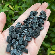 Natural Black Tourmaline Rough Stones
