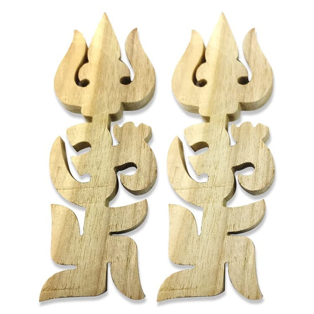 Energised Shriparni Trishul Om Swastik (Pair)