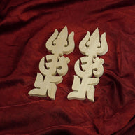 Energised Shriparni Trishul Om Swastik (Pair)