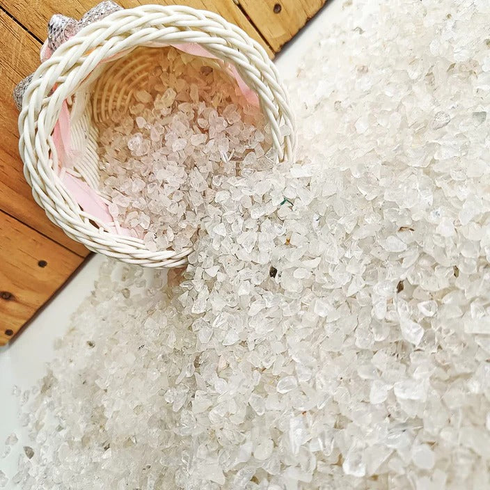 Natural Clear Quartz Chips Stone for Vastu
