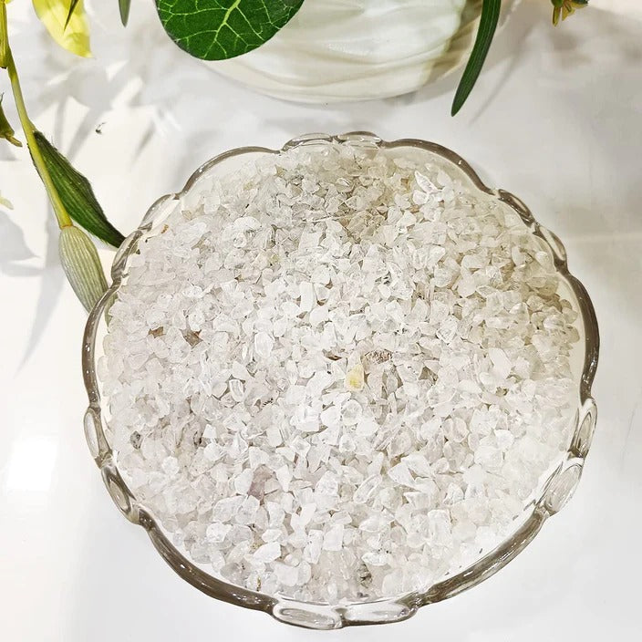 Natural Clear Quartz Chips Stone for Vastu