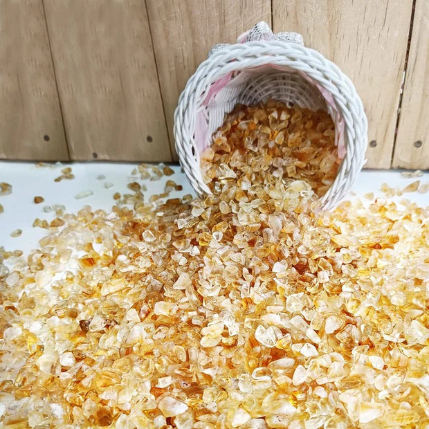 Natural Citrine Chips Stone