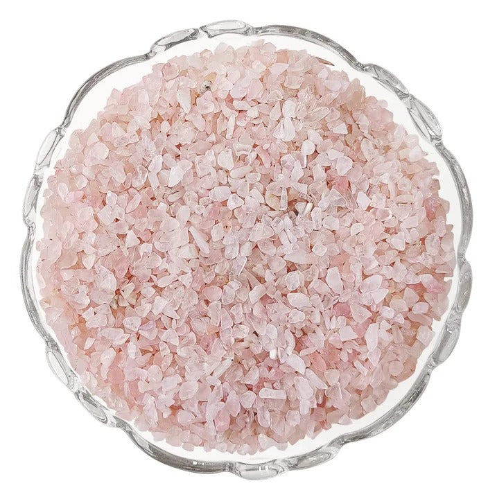 Natural Rose Quartz Chips Stone