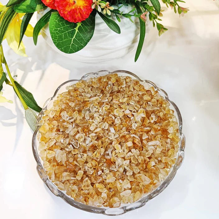 Natural Citrine Chips Stone