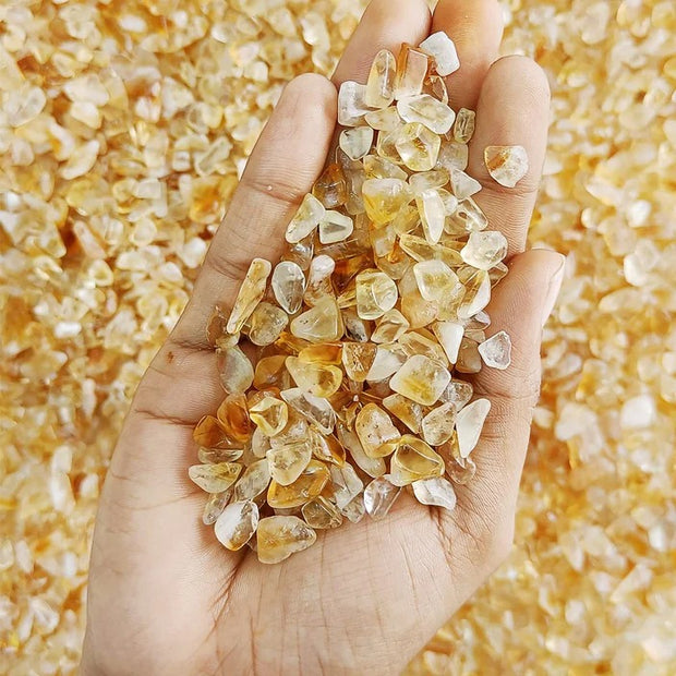 Natural Citrine Chips Stone
