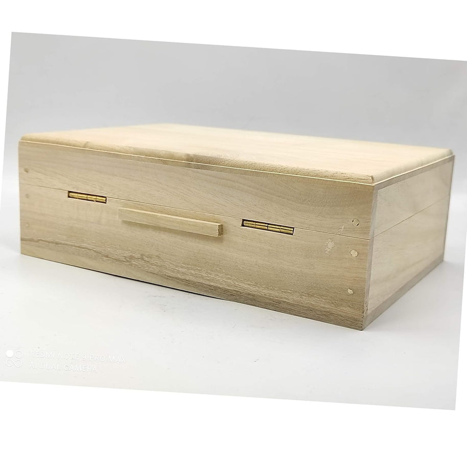 Auspicious Shriparni Cash Box Vastu Products For Wealth, Money, Finance Home Office Factory Shop Tijori Decor Housewarming Gifts (Size 8.5 x 5.5 inches, Wooden)