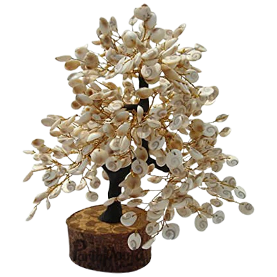 Natural & Original Gomti Chakra | Gomati Chakra Tree for Good Luck & Prosperity (500 Beads Approx) Decorative Showpiece (Stone, Multicolor)