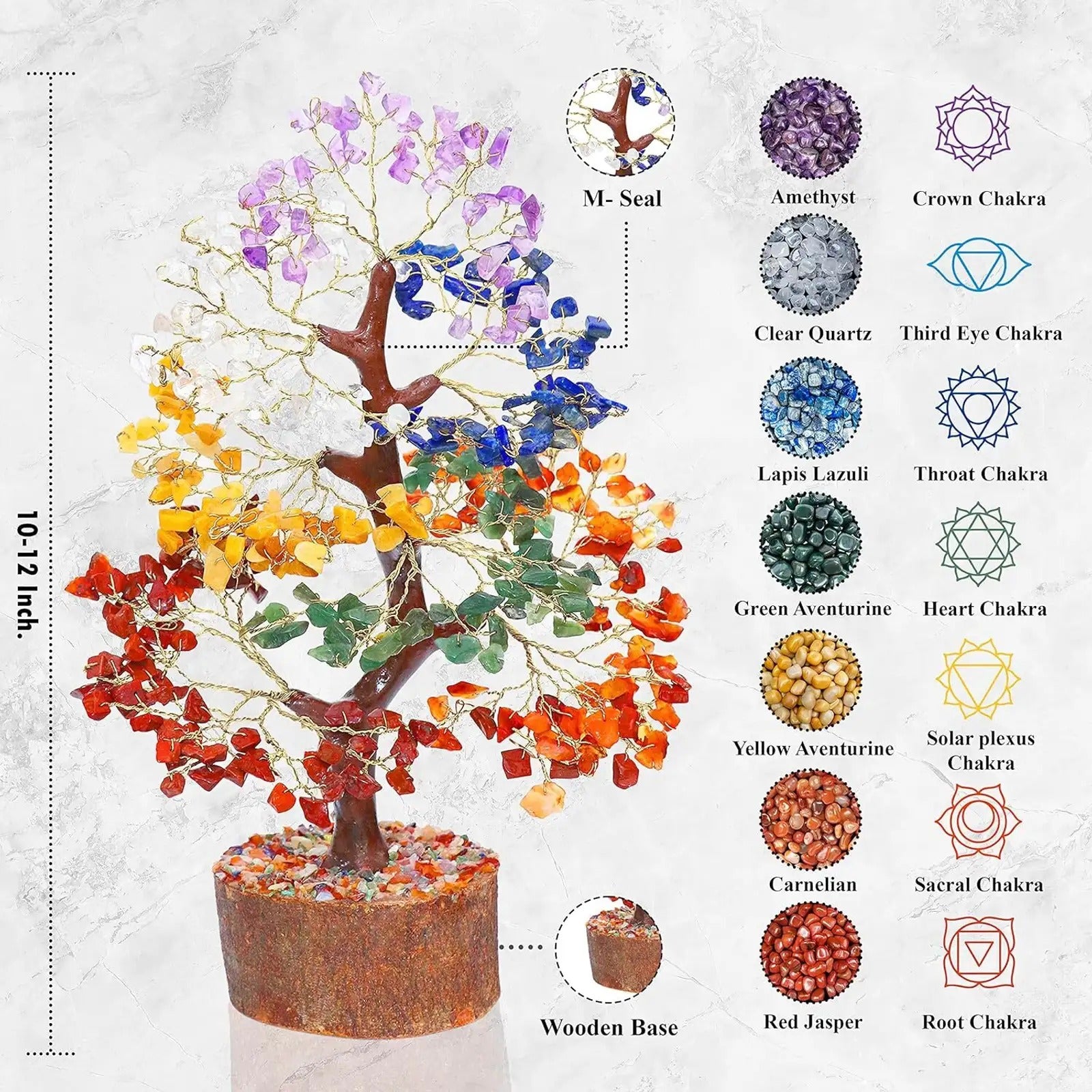 7 Chakra Gemstone Tree