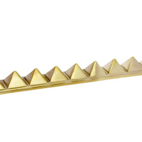 Brass Vastu Nine 9 Pyramid Wall Strip for Vaastu Correction and Positive Energy