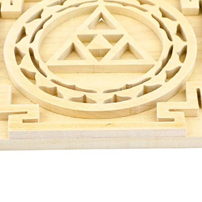 Sevan/Shriparni Wood Kanakdhara Yantra