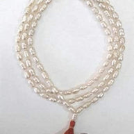 Natural Rain Drop Long Pearl Mala/Moti Mala