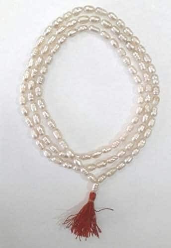 Natural Rain Drop Long Pearl Mala/Moti Mala