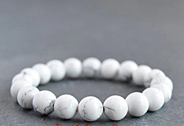 Natural Howlite Beads Bracelet