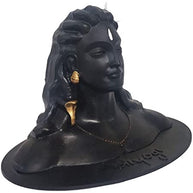Adiyogi Shiva Statue for Car Dashboard, Pooja & Gift, Mahadev Murti Idol, Shankara for Home & Office Decor | Made in India