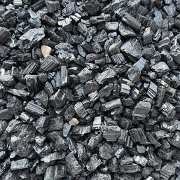 Natural Black Tourmaline Rough Stones