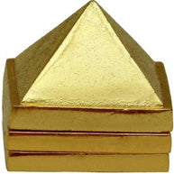 Pyramid Metal Vastu Feng Shui Set of 3 Layer Total 91 Pyramids for Positive Cosmic Energy