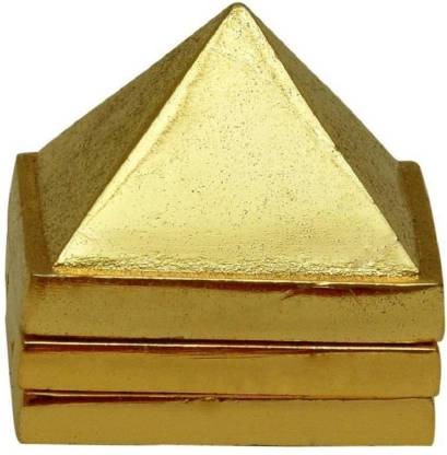 Pyramid Metal Vastu Feng Shui Set of 3 Layer Total 91 Pyramids for Positive Cosmic Energy