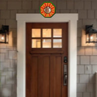 Feng Shui Chinese Convex Vastu Bagua(Pa Kua) Mirror For Positive(Chi) Energy | Wall/Door Decor For Protection,Wood, Multicolour.