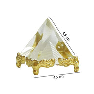 Vastu / Feng Shui Crystal Pyramid For Positive Energy And Vastu Correction.Good Luck & Prosperity